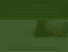 Tablet Screenshot of kalmarfamilydentistry.com